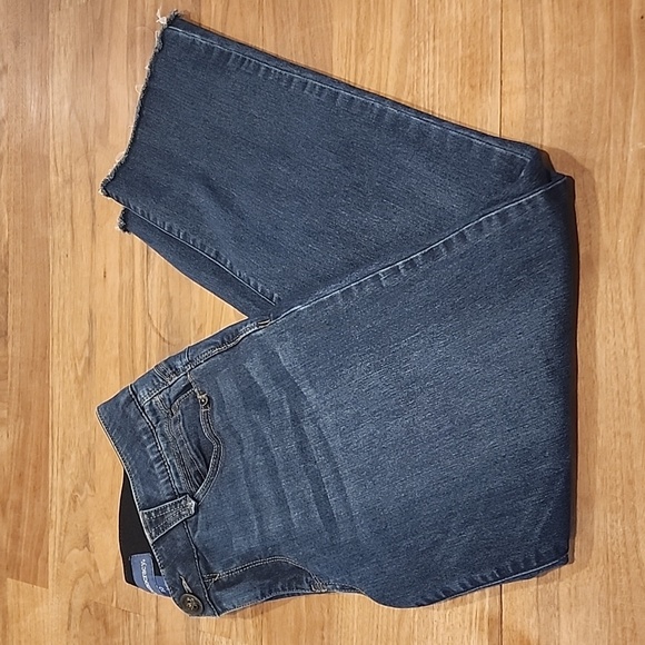 Democracy Women's Straight Leg Jeans - Dark Blue - Picture 6 of 14